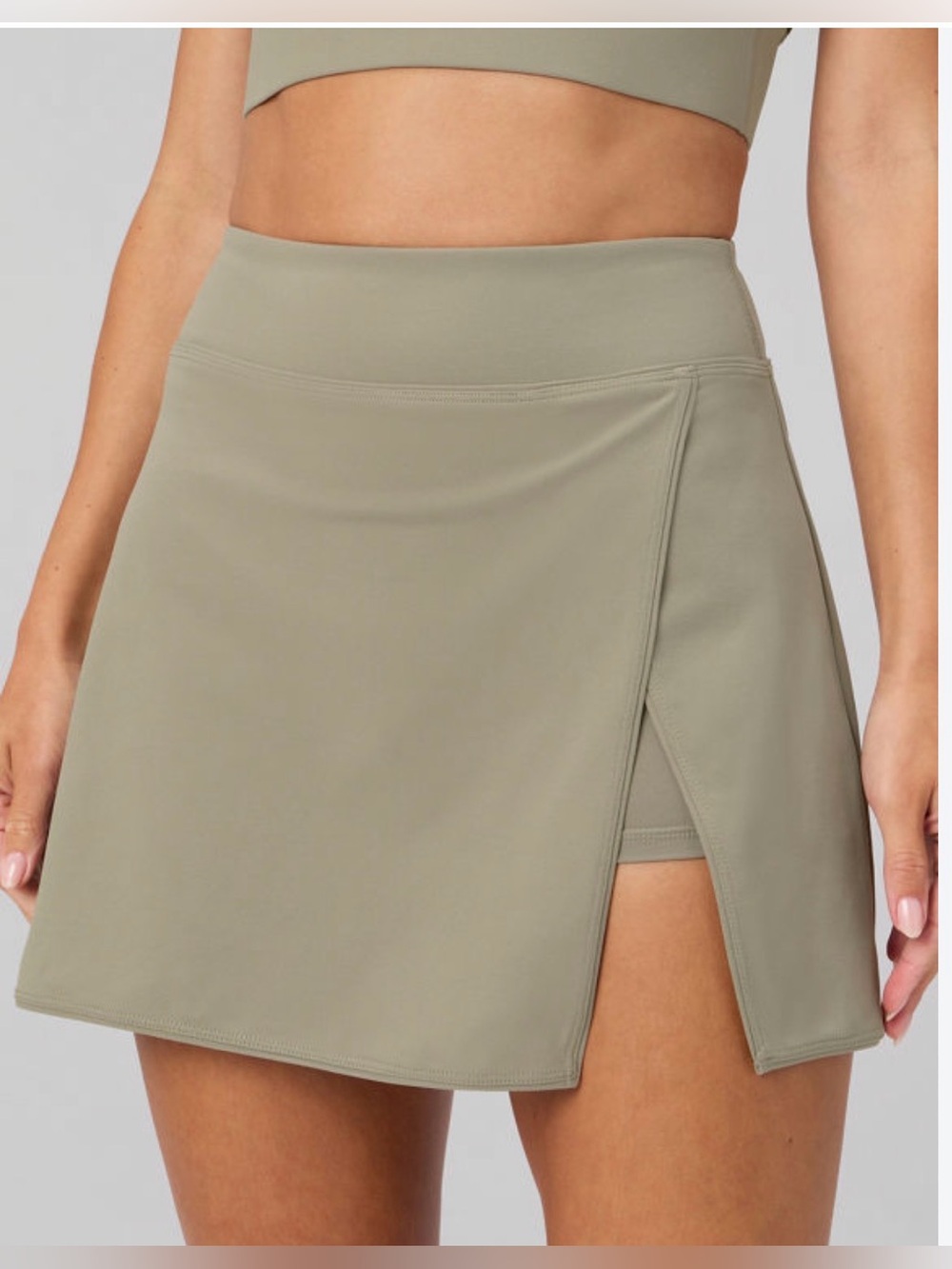 Fabletics On-The-Go Ultra Mini Skirt Seagrass XL